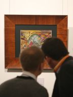 Работа Василия Кандинского ”Абстрактная композиция”