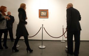 Работа Василия Кандинского ”Абстрактная композиция”