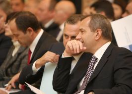 Sergey Tigipko, Boris Kolesnikov and Andrey Klyuev