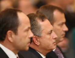 Sergey Tigipko, Boris Kolesnikov and Andrey Klyuev