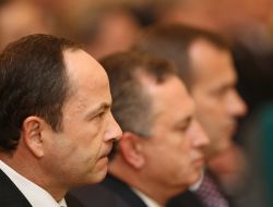 Sergey Tigipko, Boris Kolesnikov and Andrey Klyuev