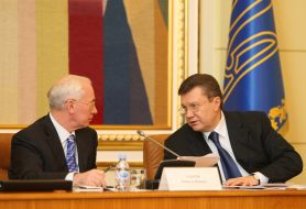 Viktor Yanukovich and Nikolay Azarov