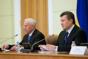 Viktor Yanukovich and Nikolay Azarov