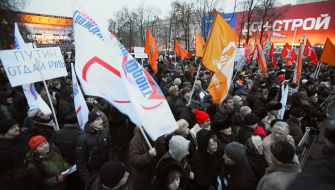 The mass meeting participants