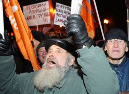 The mass meeting participants