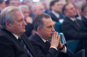 Boris Kolesnikov and Viktor Tikhonov