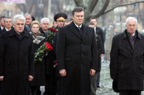 Vladimir Litvin, Viktor Yanukovich and Nikolay Azarov