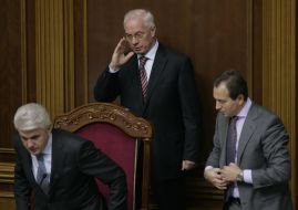 Vladimir Litvin, Nikolay Tomenko and Nikolay Azarov