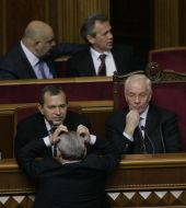 Andrey Klyuev, Nikolay Azarov, Nikolay Zlochevskiy and Nikolay Prisyazhnyuk