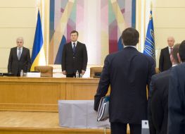 Vladimir Litvin, Viktor Yanukovich and Nikolay Azarov