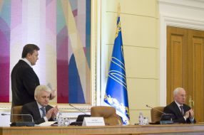 Vladimir Litvin, Viktor Yanukovich and Nikolay Azarov