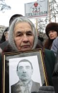 Participant of the ceremony of memory honouring of disaster fighters at Chernobyl nuclear power plant
