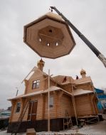 Установка купола