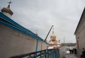 Установка купола