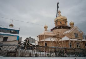 Установка купола