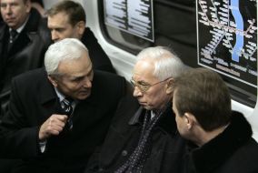 Nikolay Azarov, Vladimir Petrenko and Aleksandr Popov