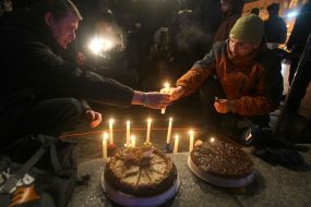 Participants in the action ”Ukraine without Kuchma”