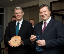 Viktor Yanukovich and Valdis Zatlers