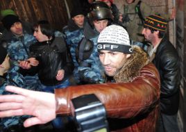 Detention of disturbances participants