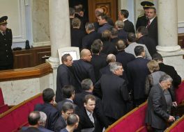 The People’s Deputies withdrew