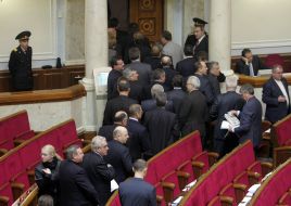 The People’s Deputies withdrew