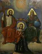 Icon ”The Coronation of the Virgin”