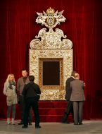 Silver sata shrine miraculous icon of Our Lady of Elijah