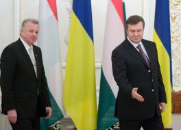 Pal Schmitt and Viktor Yanukovich