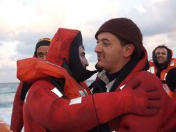 Rescued sailors