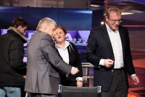 Mikhail Chechetov, Liliya Grigorovich and Andrey Shevchenko