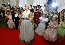 Fancy-dress ball participant