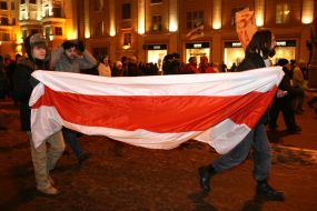 Protest action of Byelorussian opposition