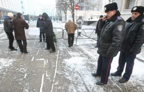 Сотрудники милиции