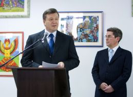 Viktor Yanukovich and Illya Yemets