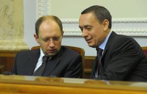 Арсеній Яценюк та Микола Мартиненко