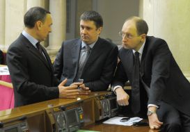 Микола Мартиненко, Арсеній Яценюк та В’ячеслав Кириленко