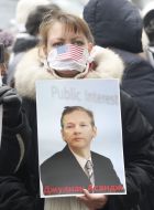 Participant of picket