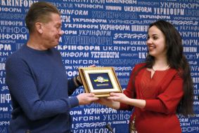 Oleg Blokhin and Viktoriya Kulakovskaya