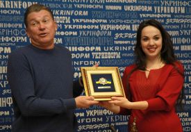 Oleg Blokhin and Viktoriya Kulakovskaya