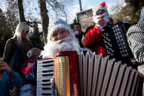 Участники ”Мороз-парада” в Ялте