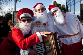 Участники ”Мороз-парада” в Ялте