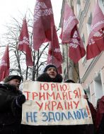 Participants of protest action