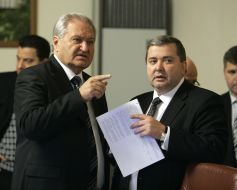 Viktor Tikhonov and Vasiliy Nadraga