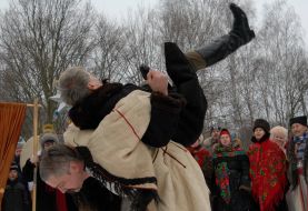 Celebration of Christmas in Pirogovo