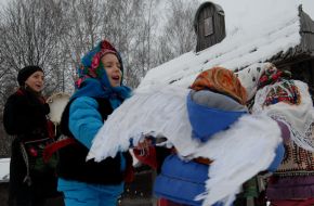 Celebration of Christmas in Pirogovo