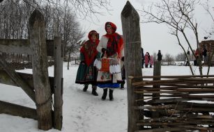 Celebration of Christmas in Pirogovo
