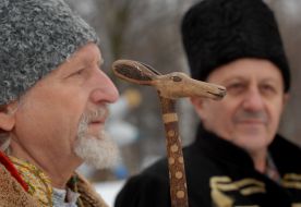 Celebration of Christmas in Pirogovo