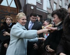 Юлія Тимошенко та Марина Сорока