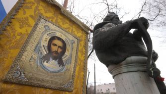 The monument to Bogdan Hmelnitskiy