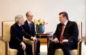 Viktor Yanukovich and Akihito